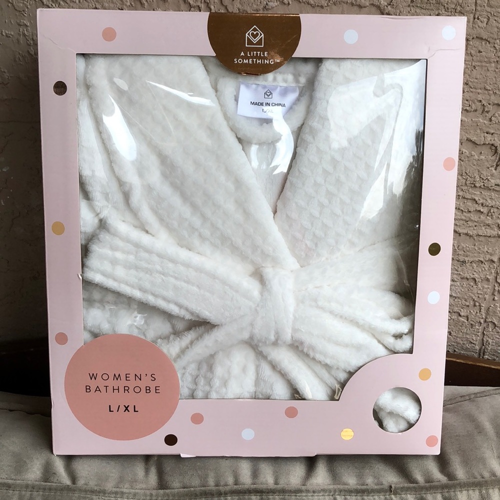 White soft Bathrobe